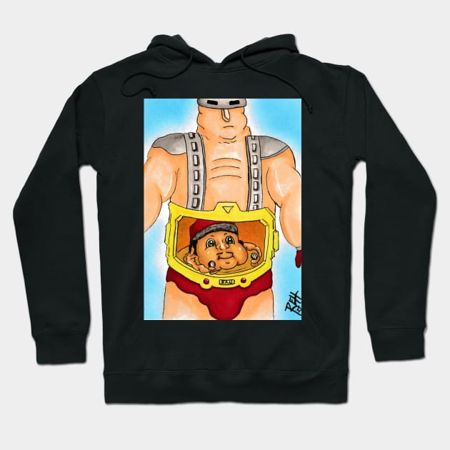 Handsome Krang Hoodie by Garbage art by Albino Ryno